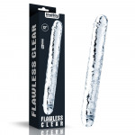 12'' Flawless Clear Double Dildo