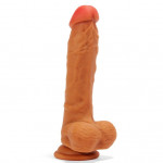 X-MEN 8.4 inch Dual Layered Dildo Brown