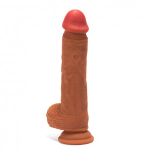 X-MEN 8.8 inch Dual Layered Dildo Brown