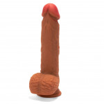 X-MEN 8.8 inch Dual Layered Dildo Brown