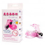 Cock Ring With Bullet Vibrator Pink 2