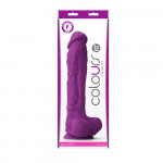 Colours - Pleasures - 10" Dildo - Purple