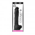 Colours - Pleasures - 10" Dildo - Black