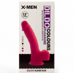 X-MEN 7.5" Dildo Colours Pleasure Black 2