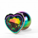 X-MEN Secret Shine Metal Butt Plug Rainbowheart L