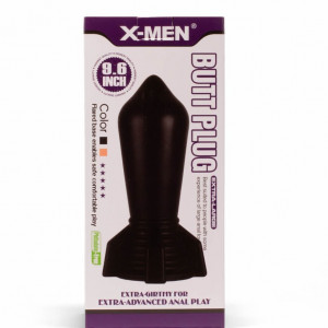 X-MEN 9.6" Huge Butt Plug Black 2