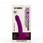 X-MEN 8.5" Dildo Colours Pleasure Black 4