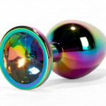 X-MEN Secret Shine Metal Butt Plug Rainbow L