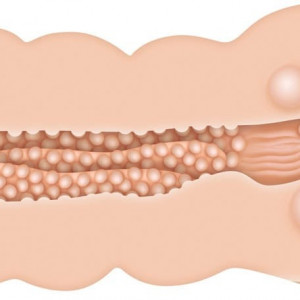 ADAM'S TIGHT STROKER WITH MASSAGE BEADS