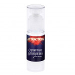 MASSAGE OIL ATTRACTION CHAMPAGNE STRAWBERRY 50 ML