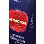 MASSAGE OIL ATTRACTION CHAMPAGNE STRAWBERRY 50 ML