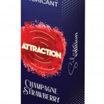 LUBRICANT ATTRACTION CHAMPAGNE STRAWBERRY 50 ML