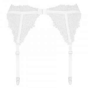 Bianelle garter belt white S/M