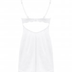 Amor Blanco underwire chemise &amp; thong white S/M