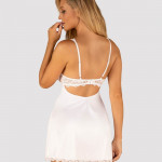 Amor Blanco underwire chemise &amp; thong white S/M