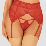 Lonesia garter belt red S/M