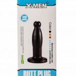 X-Men 9.45" Extra Girthy Butt Plug Black