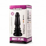 X-Men 10" Extra Girthy Butt Plug Black III