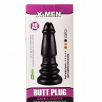 X-Men 10" Extra Girthy Butt Plug Black III