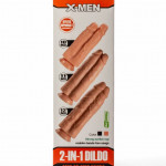 X-Men 11" 2-in-1 Dildo Flesh