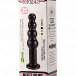 X-Men 10" Extra Girthy Butt Plug Black II