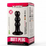 X-Men 10" Extra Girthy Butt Plug Black V