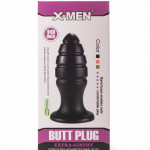 X-Men 10" Extra Girthy Butt Plug Black VIII