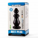 X-Men 10" Extra Girthy Butt Plug Black VI