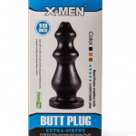 X-Men 10" Extra Girthy Butt Plug Black VI