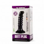 X-Men 10" Extra Girthy Butt Plug Black IV