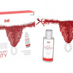 RED BRAZILIAN PANTY + SLINDING GEL