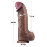 13'' Dual Layered Silicone Cock XXL