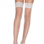 Fence Net Stocking - WHITE - O/S - HOSIERY