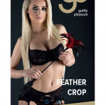 GP Feather Crop Black Red