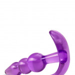 B YOURS TRIPLE BEAD ANAL PLUG PURPLE