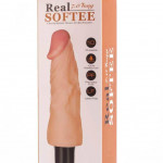 7" Real Softee Vibrating Dildo 1