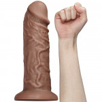 10.5'' Realistic Chubby Dildo Brown