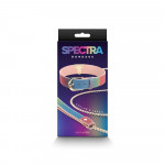 Spectra Bondage - Collar &amp; Leash - Rainbow