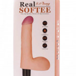 8" Real Softee Vibrating Dildo 4