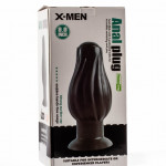 X-Men 7.5" Anal Plug Black