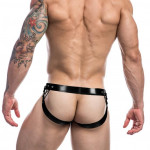 C4M-Desire Jockstrap-BlackLeatherette-M