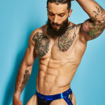 C4M-Desire Jockstrap-BlueLeatherette-XL