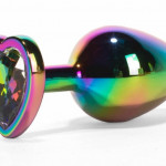 X-MEN Secret Shine Metal Butt Plug Rainbowheart S