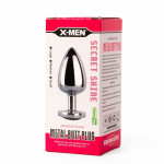 X-MEN Secret Shade Metal Butt Plug Red L