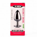 X-MEN Secret Shade Metal Butt Plug Red L