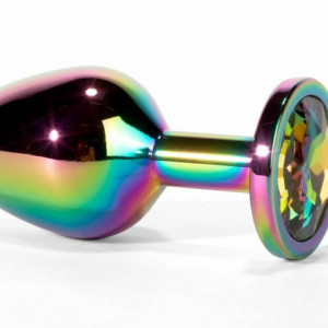 X-MEN Secret Shine Metal Butt Plug Rainbow S
