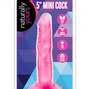 Naturally Yours 5 inch Mini Cock Pink