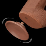 13.5'' King Sized Sliding Skin Dual Layer Dong Brown