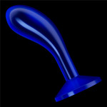 Flawless Clear Prostate Plug 6.0'' Blue