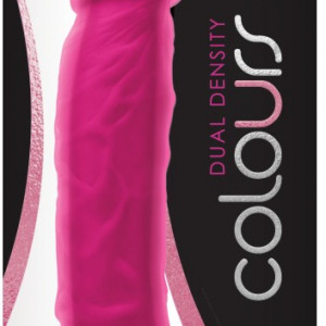 Colours Dual Density 5 inch Dildo Pink